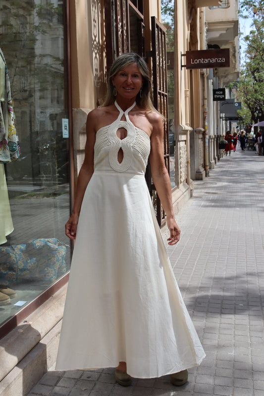VESTIDO CAROLA CRUDO