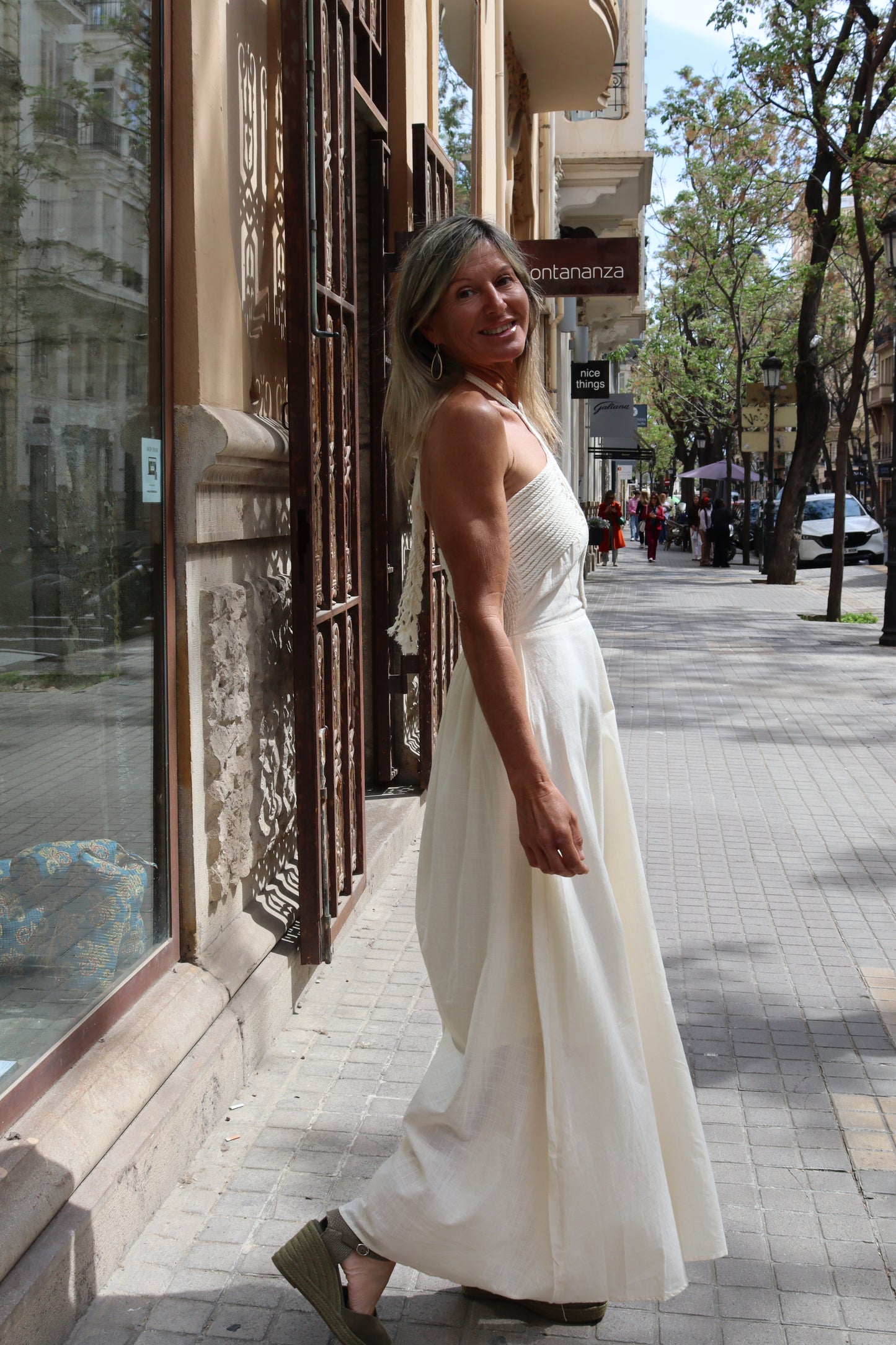 VESTIDO CAROLA CRUDO