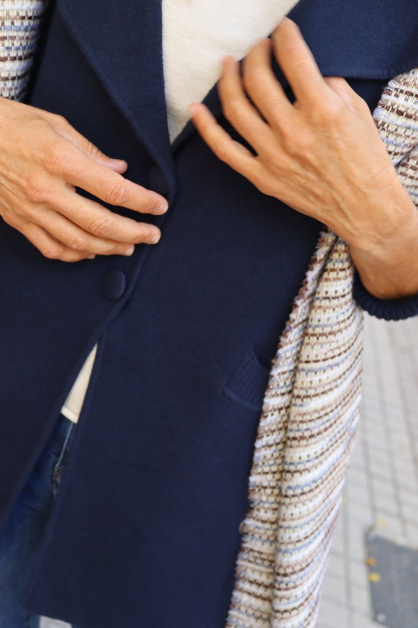 CHAQUETA PUNTO PAULA MARINO