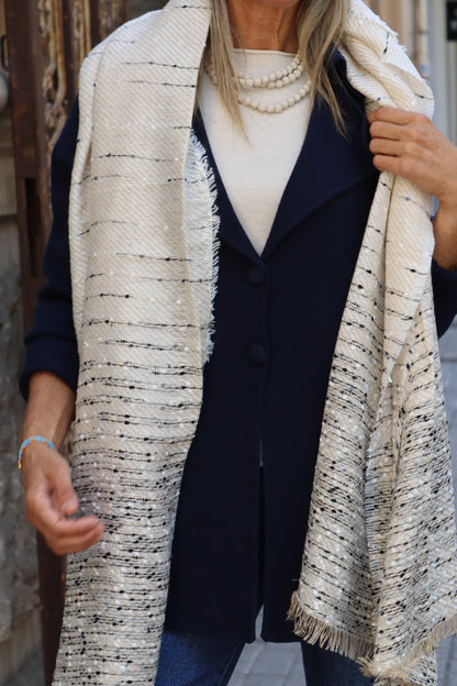 BUFANDA LAURA BLANCA