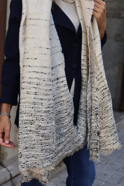 BUFANDA LAURA BLANCA