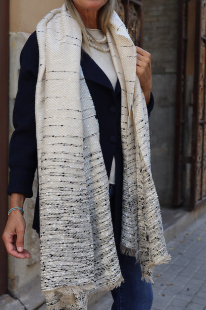 BUFANDA LAURA BLANCA