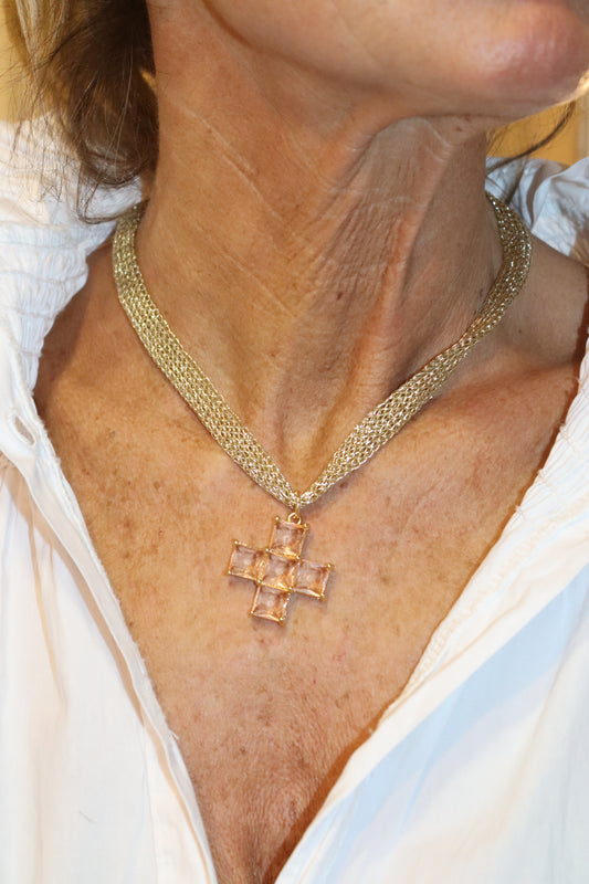 GARGANTILLA CARLOTA ROSA