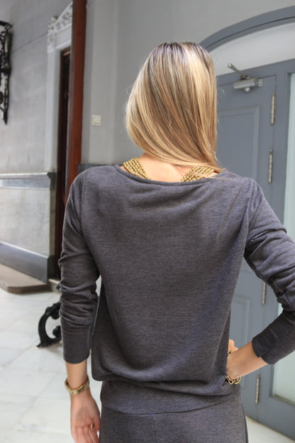 CAMISETA MARTA GRIS