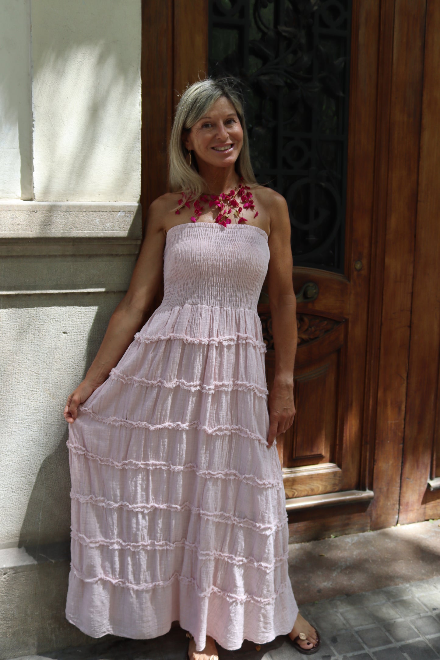 VESTIDO INDIA ROSA PALO