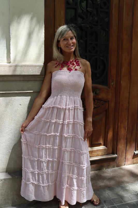 VESTIDO INDIA ROSA PALO