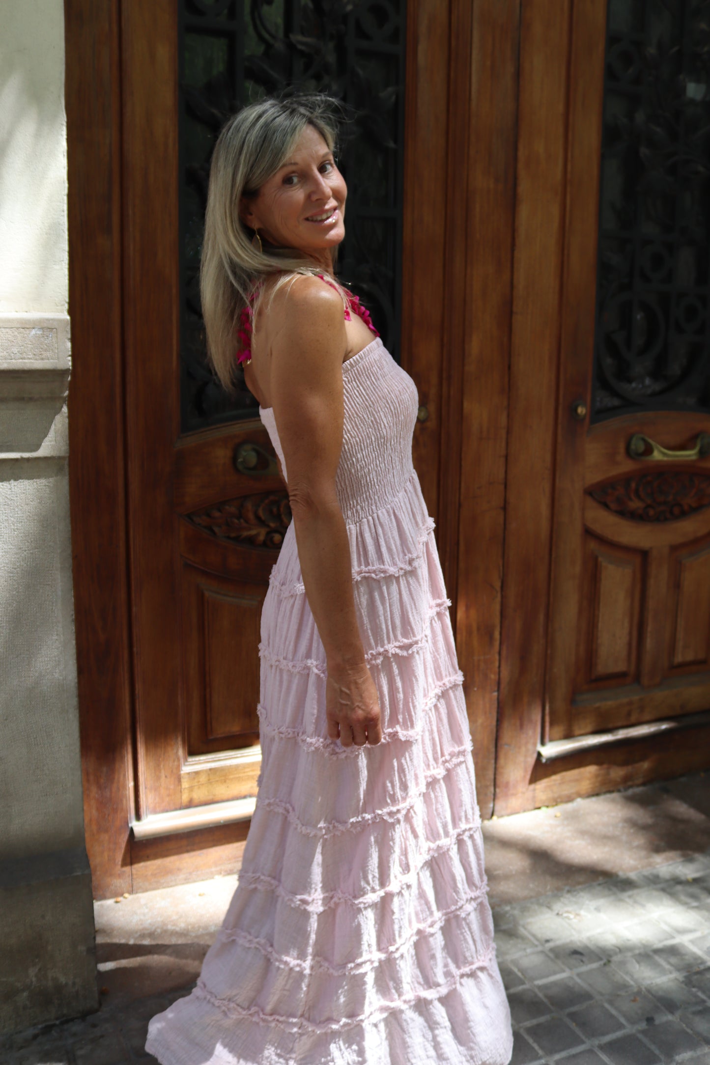 VESTIDO INDIA ROSA PALO
