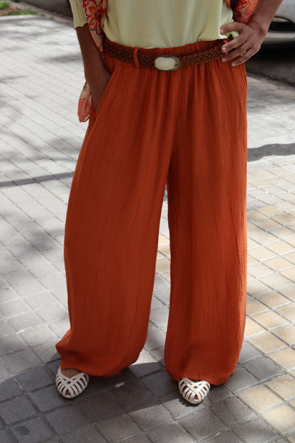 PANTALÓN GABRIELA TEJA