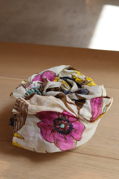 PAÑUELO ESTAMPADO FLORAL