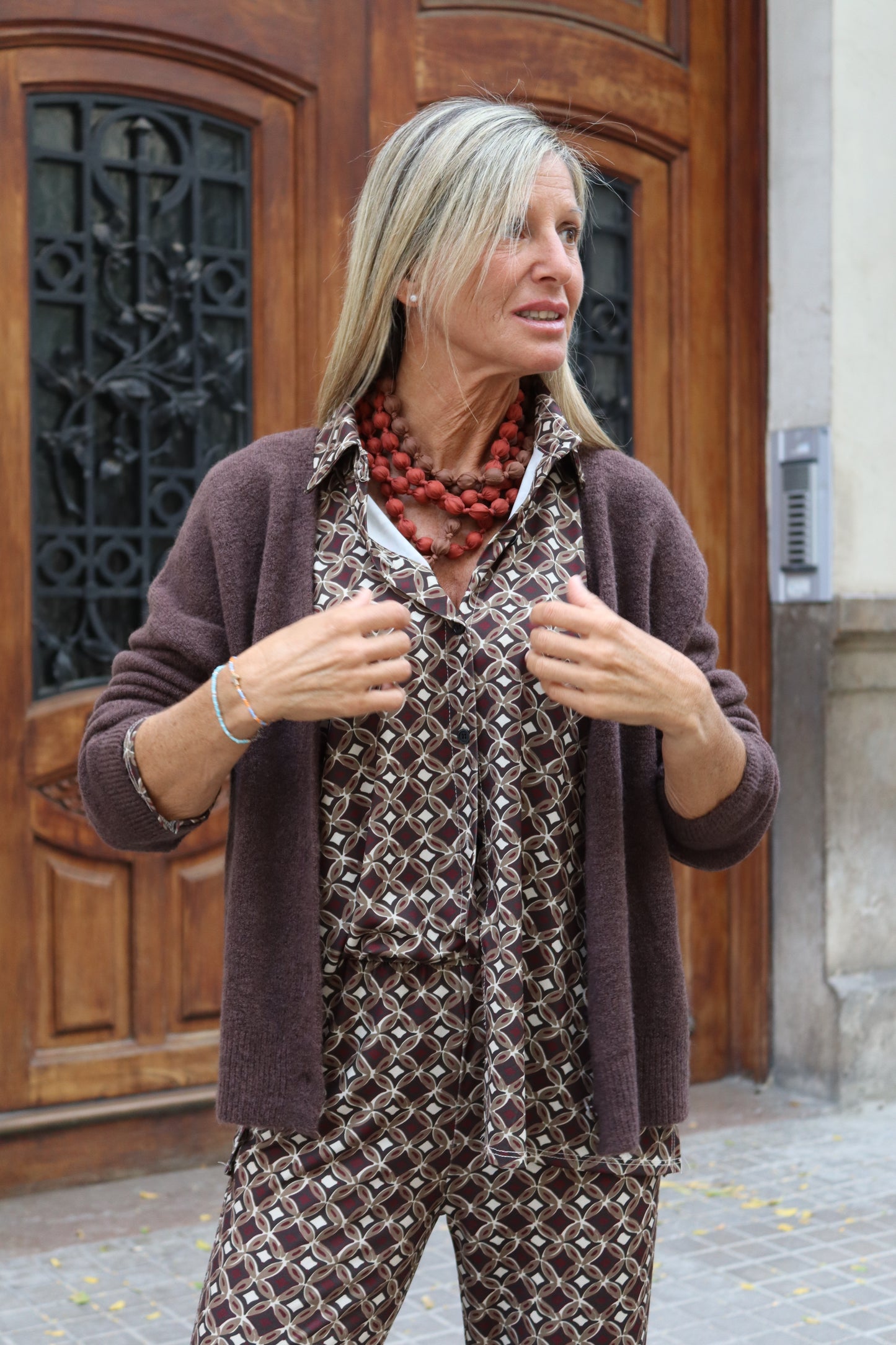 CHAQUETA GEMA CHOCOLATE