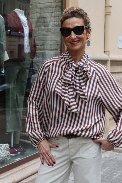 CAMISA PETRA MARRÓN