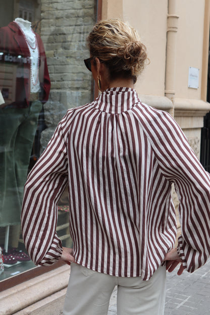 CAMISA PETRA MARRÓN