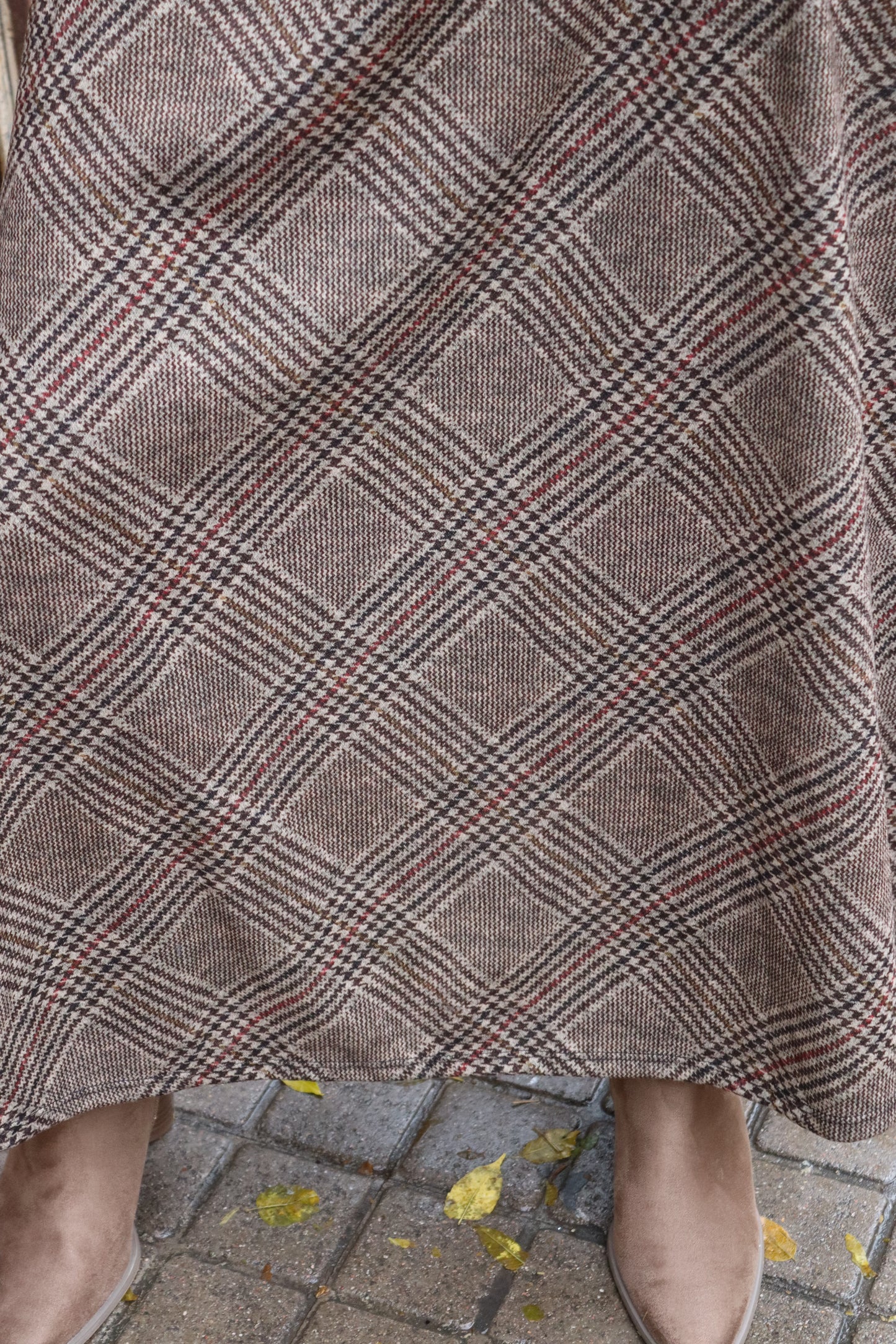 FALDA CASILDA GRANATE