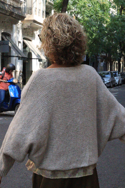 JERSEY CRUZADO BEIGE