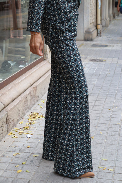 PANTALÓN CAMPANA ELENA PETROLEO