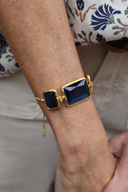 PULSERA LUISA AZUL MARINO