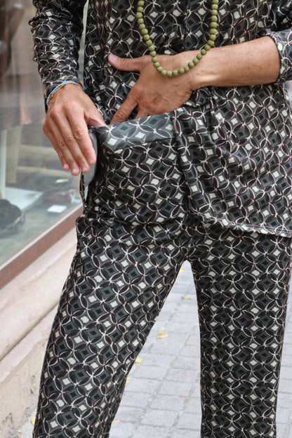 PANTALÓN CAMPANA ELENA VERDE