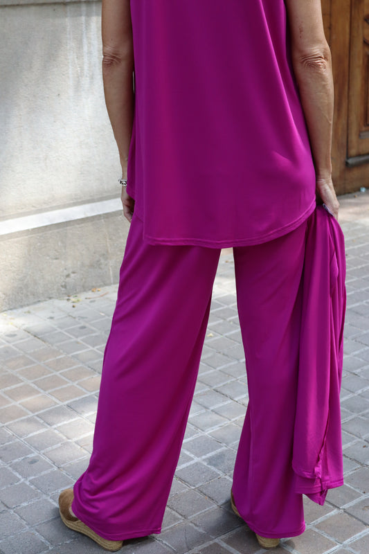 PANTALON RECTO LISO BUGANVILLA