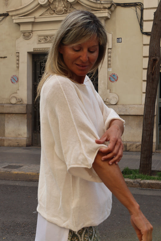 JERSEY INMA BLANCO ROTO