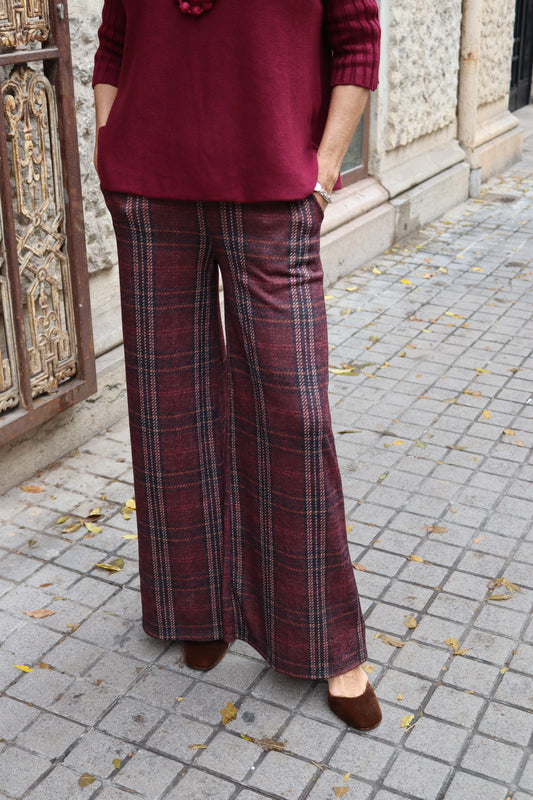 PANTALÓN BEA VINO