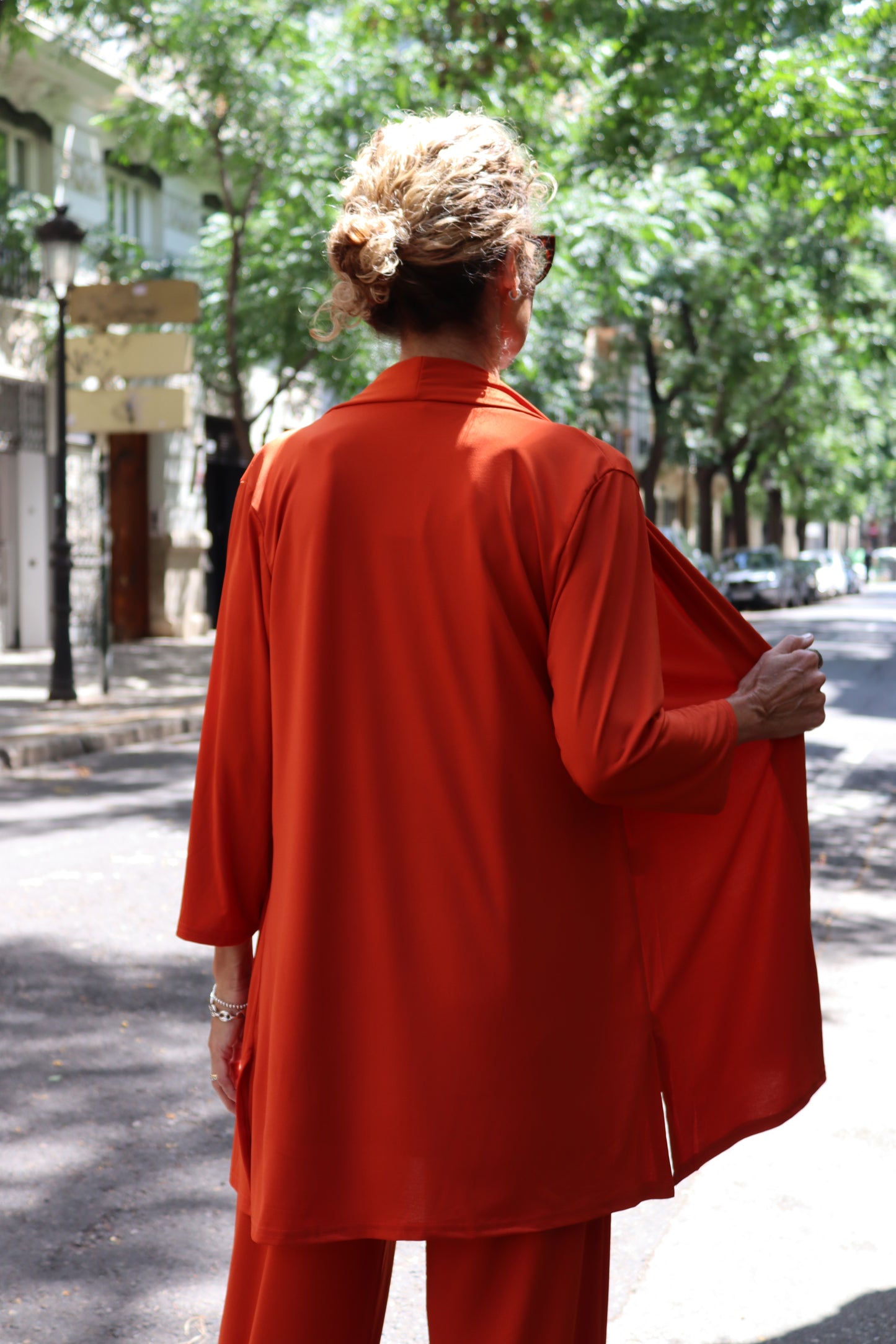 KIMONO LISO TEJA