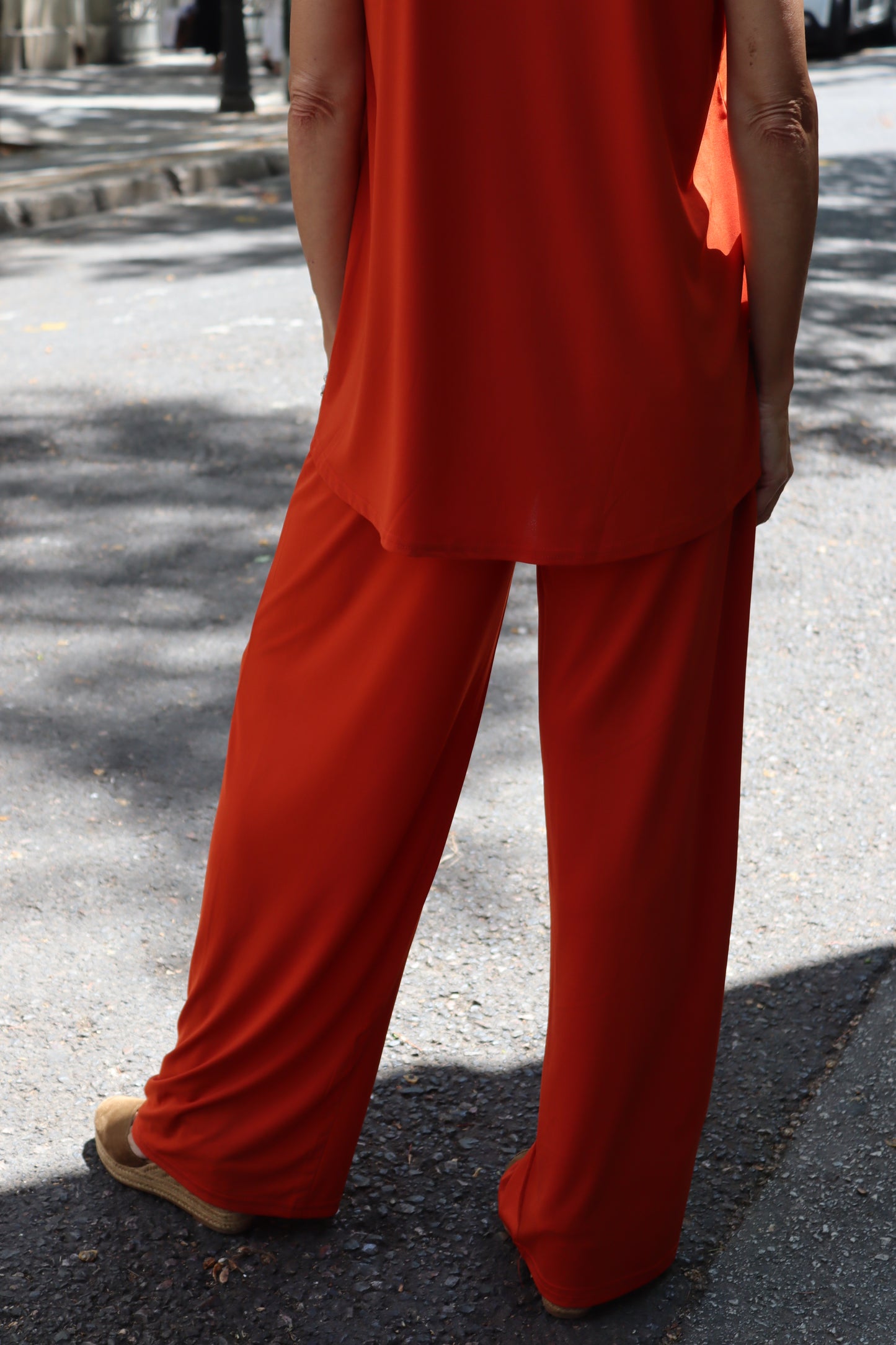 PANTALON LISO RECTO TEJA