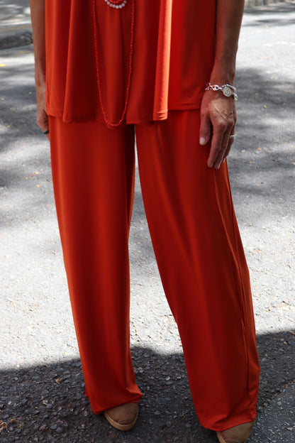 PANTALON LISO RECTO TEJA
