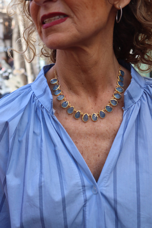 COLLAR LENA AZUL CIELO