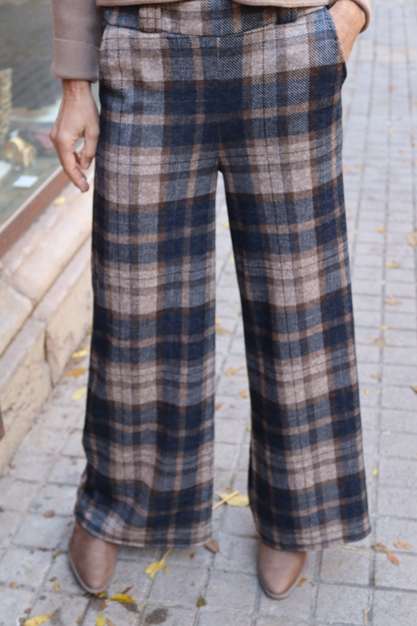 PANTALÓN ESCOCÉS AZUL