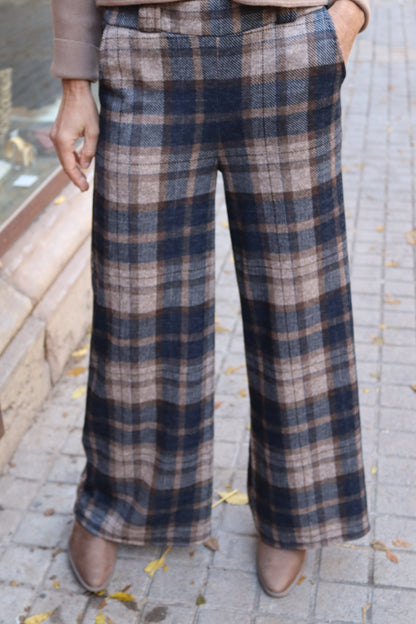 PANTALÓN ESCOCÉS AZUL
