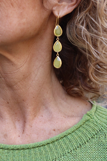 PENDIENTE LENA AMARILLO