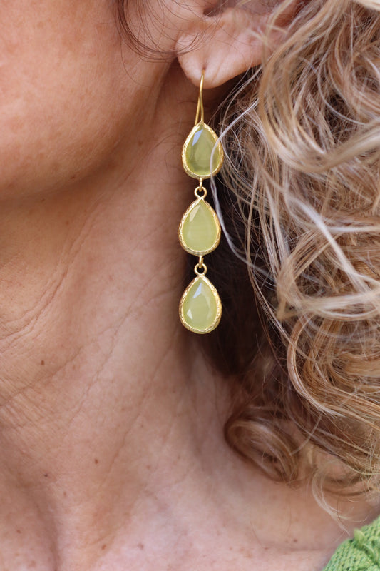 PENDIENTE LENA AMARILLO