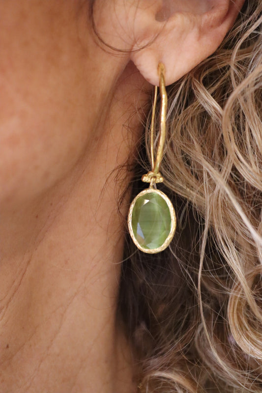 PENDIENTE BRISA VERDE