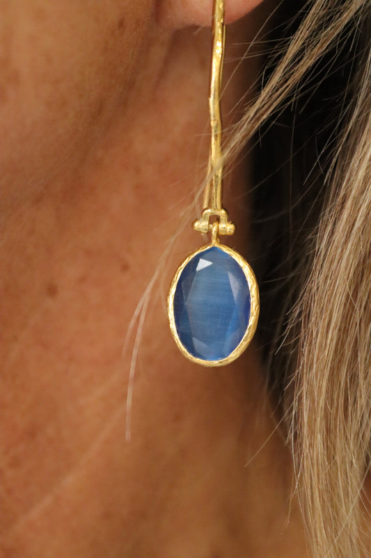 PENDIENTE BRISA AZUL