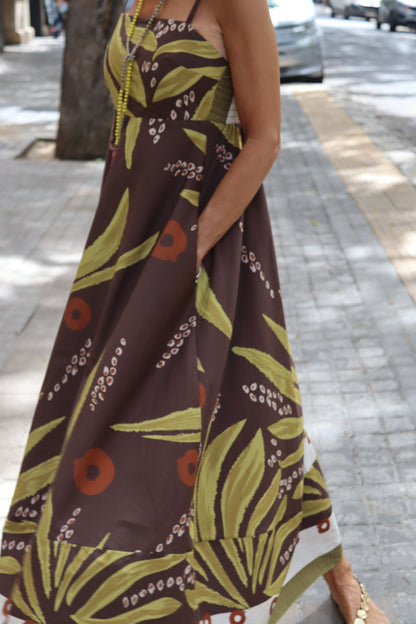 VESTIDO GEMA CHOCO