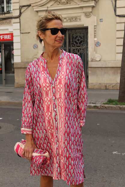 CAMISOLA PECES FRESA