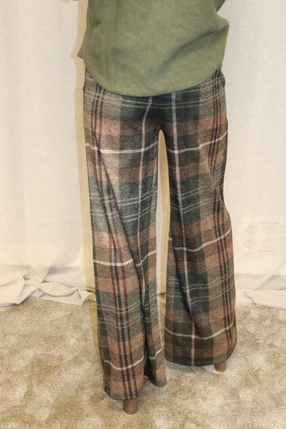 PANTALÓN ESCOCES VERDE