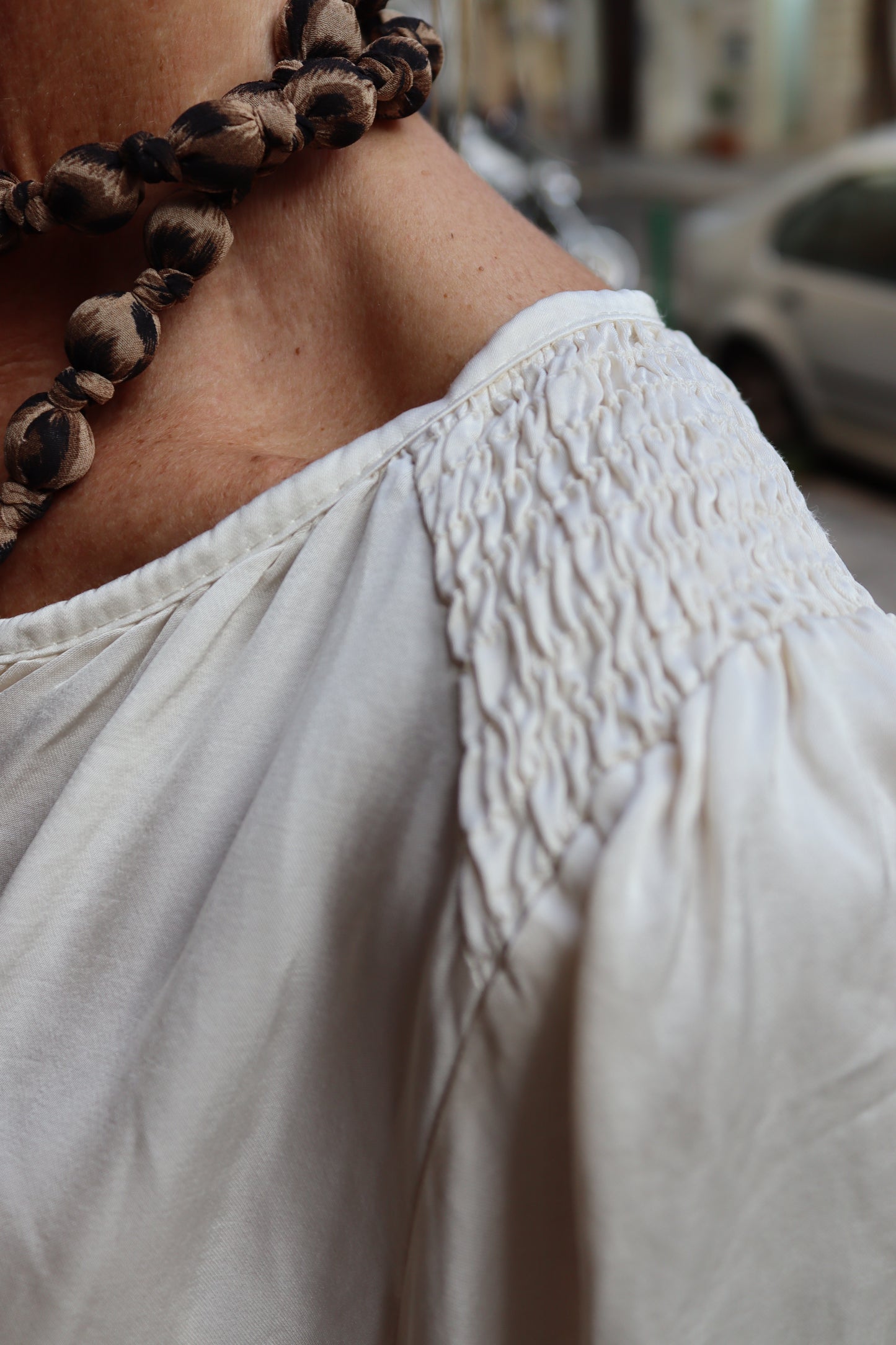 CAMISA LEO BLANCO ROTO