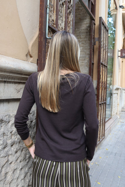 JERSEY BÁSICO CHOCOLATE