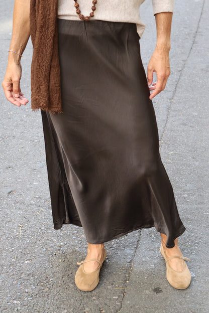 FALDA TERESA CHOCOLATE