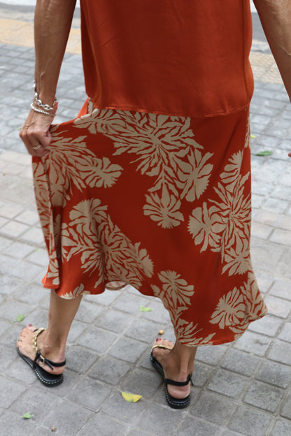 FALDA CLAUDIA TEJA