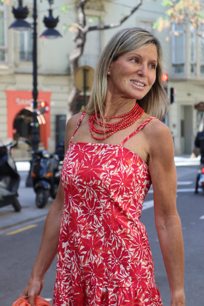 VESTIDO FLORENCIA ROSA