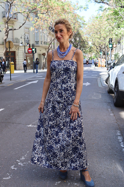 VESTIDO FLORENCIA AZUL
