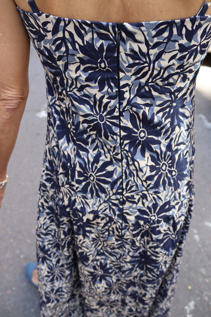 VESTIDO FLORENCIA AZUL