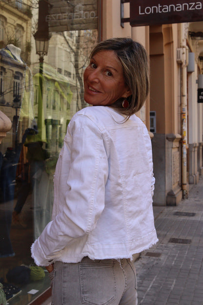 CHAQUETA VAQUERA MILA BLANCA