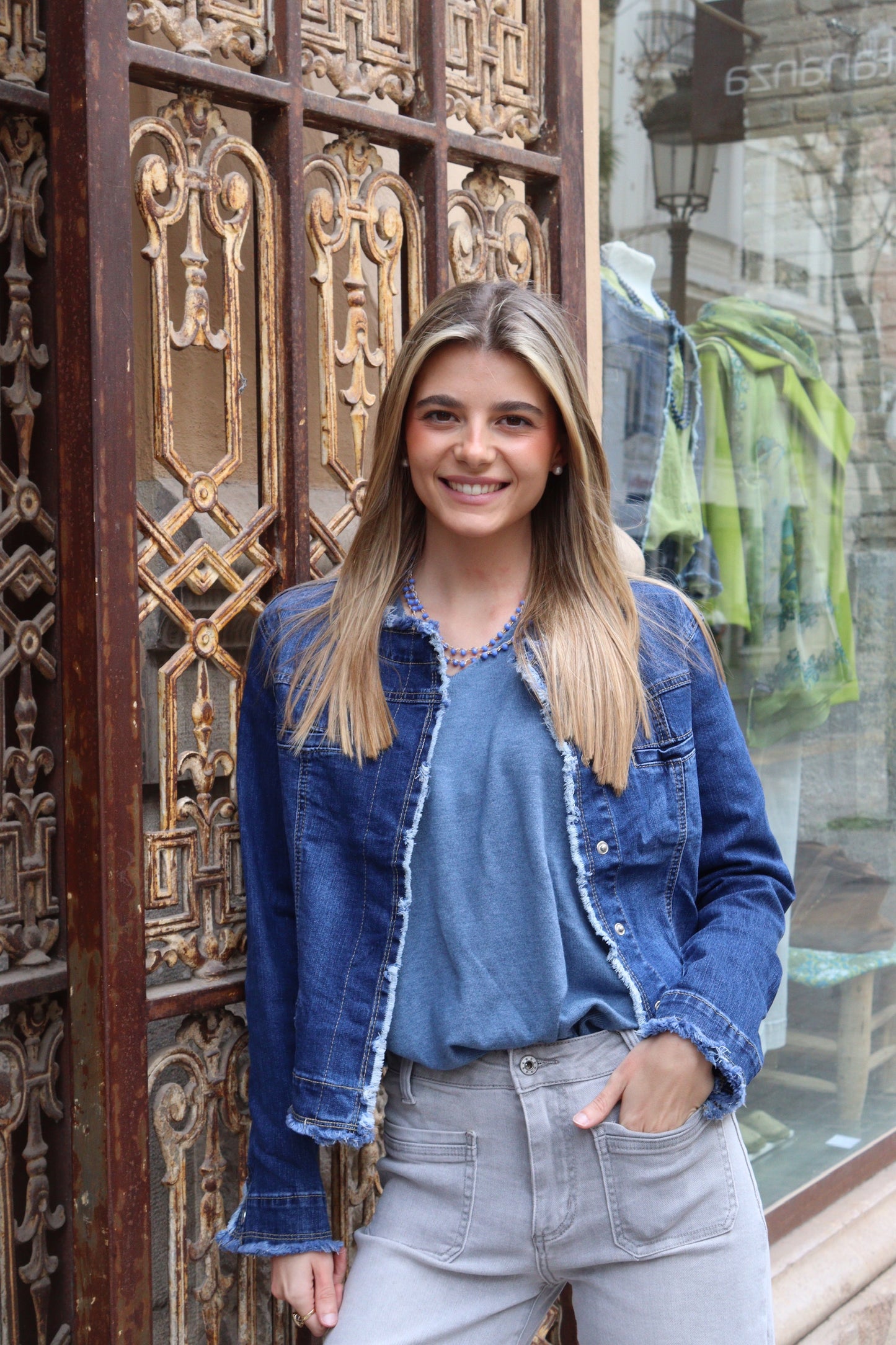 CHAQUETA VAQUERA MILA OSCURA