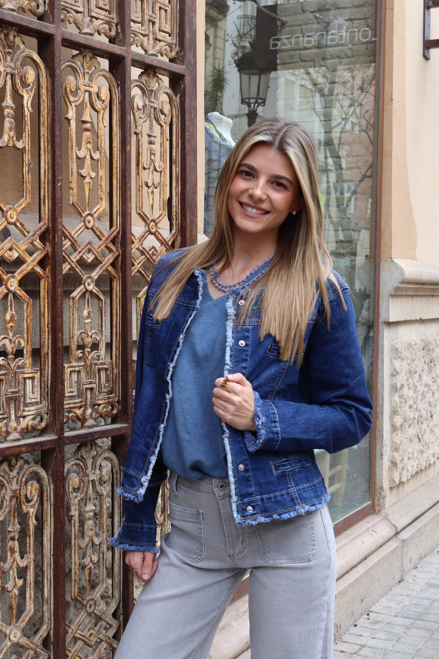 CHAQUETA VAQUERA MILA OSCURA