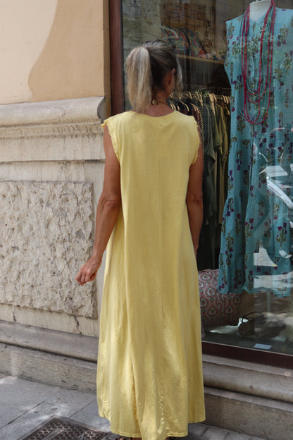 VESTIDO BEA MOSTAZA