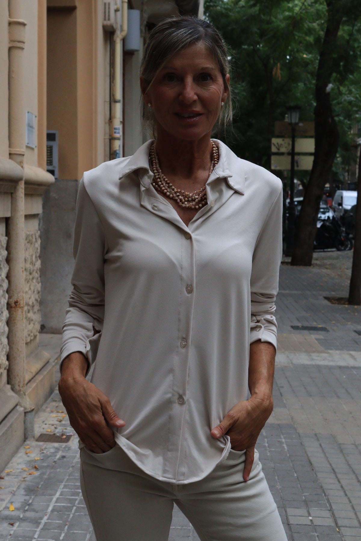 CAMISA MAR BEIGE