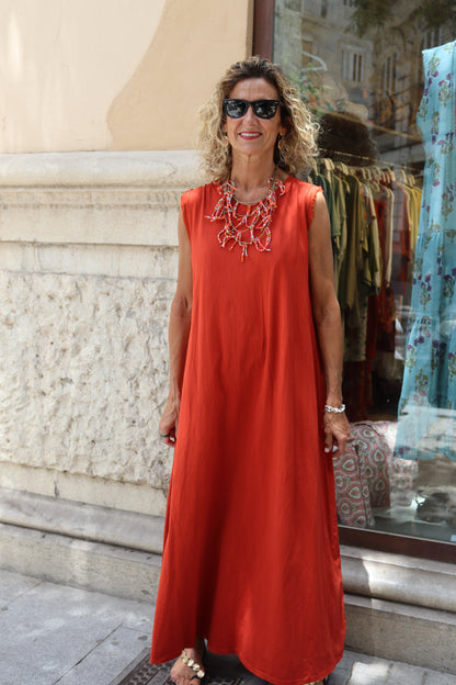VESTIDO BEA NARANJA